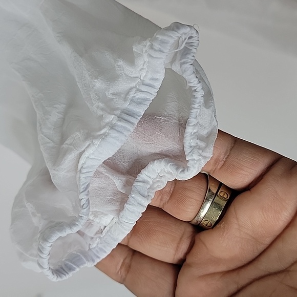 Johnny was embroidered buttoned front blouse size large - Picture 10 of 12